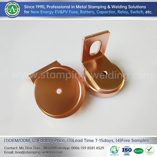 Copper End Cap For Current-limiting Fuse Copper End Cap For Current-limiting Fuse