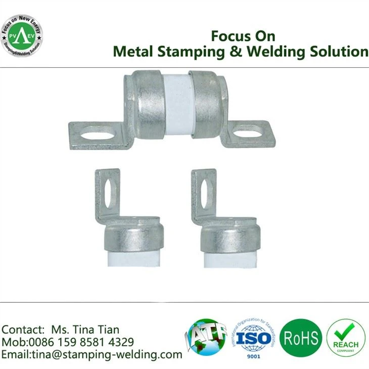 Fuse Cap and Contact Joined by Tin Brazed