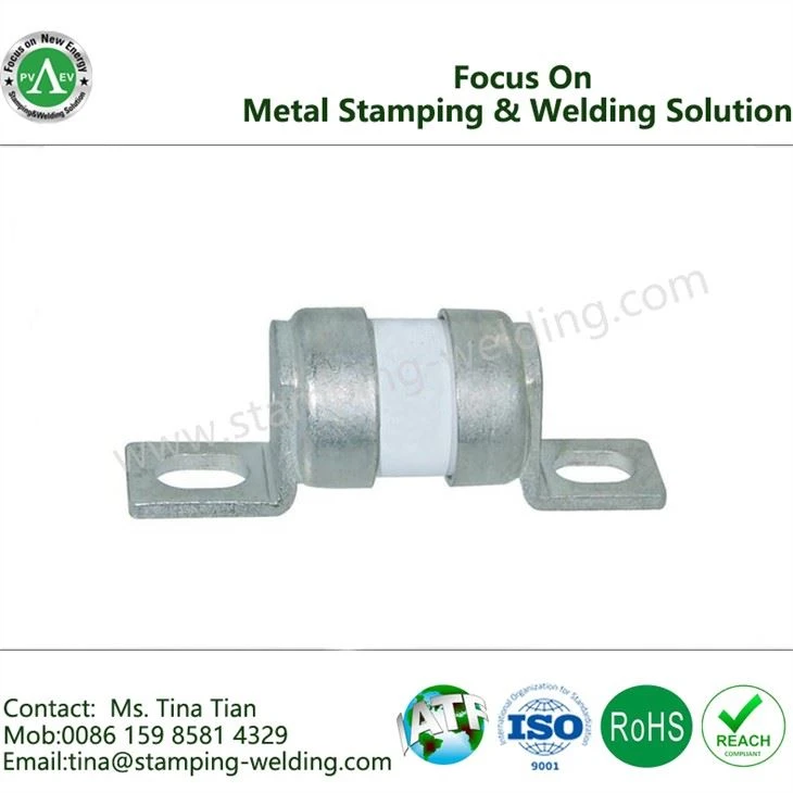 Fuse link Cap and Contact Joined by Tin Brazing