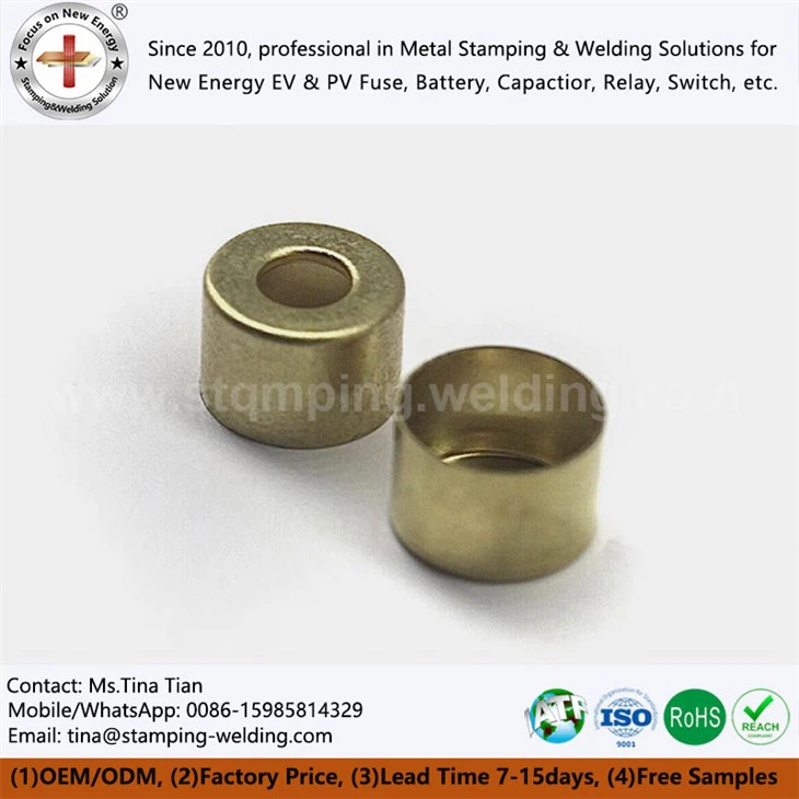 Brass small caps for NEV fuse