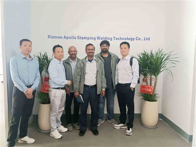 Bun venit Echipa TDConnex Group India a vizitat grupul Apollo Xiamen