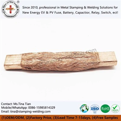 Bara de autobuz flexibilă împletită de cupru pentru switchgear